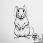 Tattoo sketch ratatouille remy the rat – tattoo sketch (№1755880381_0, 22.08.2025 16:33) — tattoovalue.net