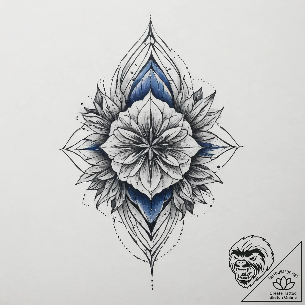 Tattoo sketch sapphire, tattoo drawing outlin... - tattoo sketch (№1755881377_0, 22.08.2025 16:49) — tattoovalue.net