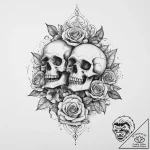 Tattoo sketch cosmic past, tattoo line art, s… – tattoo sketch (№1755881983_0, 22.08.2025 16:59) — tattoovalue.net