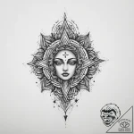 Tattoo sketch sacred story, tattoo flash shee… – tattoo sketch (№1755882586_0, 22.08.2025 17:09) — tattoovalue.net