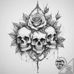Tattoo sketch barbed wire tattoo, ink illustr… – tattoo sketch (№1755883988_0, 22.08.2025 17:33) — tattoovalue.net