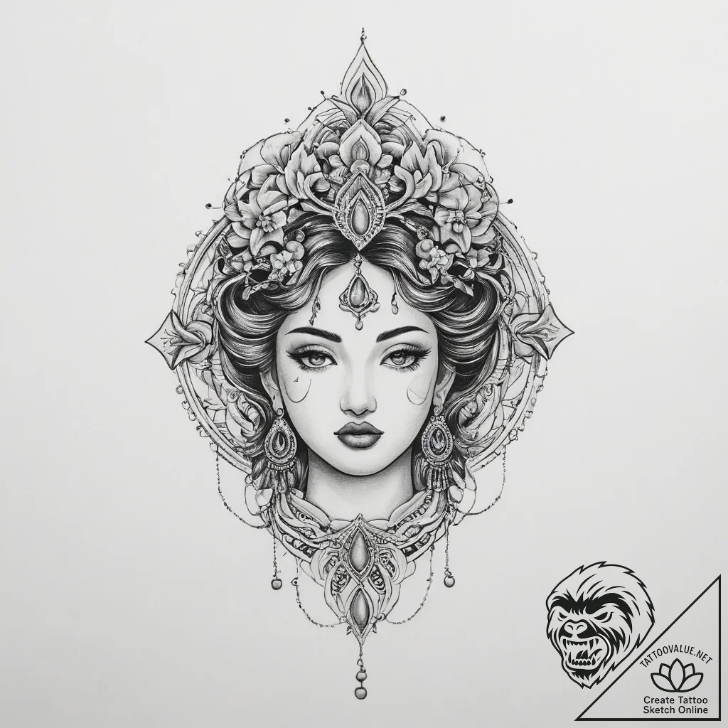Tattoo sketch jade - tattoo sketch (№1755884384_0, 22.08.2025 17:39) — tattoovalue.net