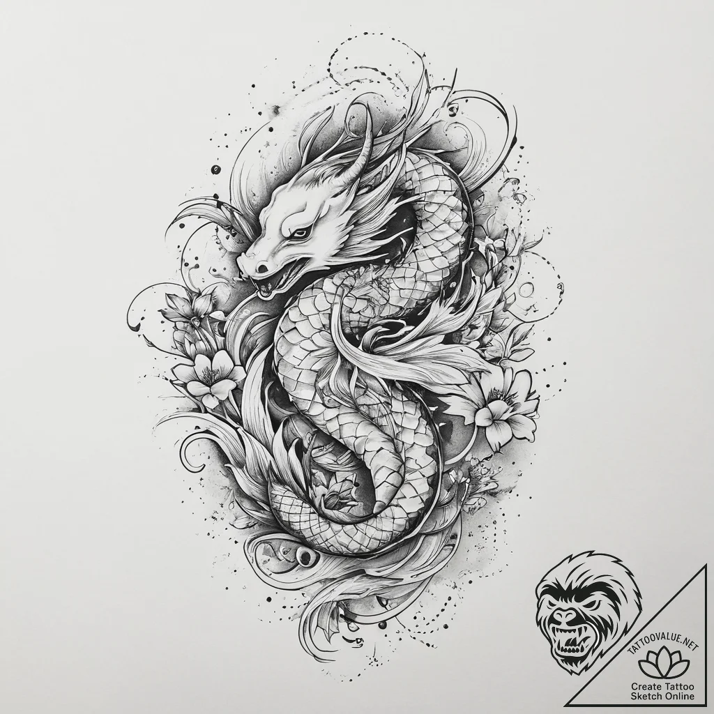 Tattoo sketch krill, tattoo sketch design, ir... - tattoo sketch (№1755884587_0, 22.08.2025 17:43) — tattoovalue.net
