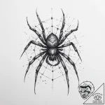 Tattoo sketch hands with a spider, tattoo lin… – tattoo sketch (№1755885795_0, 22.08.2025 18:03) — tattoovalue.net