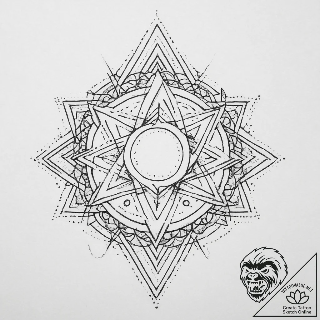 Tattoo sketch omega, tattoo line art, fine li... - tattoo sketch (№1755885994_0, 22.08.2025 18:06) — tattoovalue.net