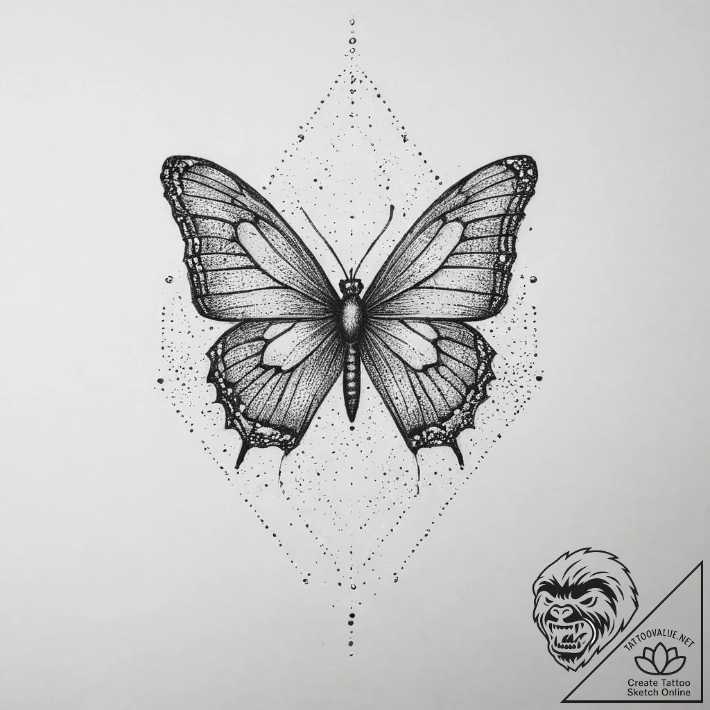 Tattoo sketch tick, tattoo line art, dotwork... - tattoo sketch (№1755886602_0, 22.08.2025 18:16) — tattoovalue.net