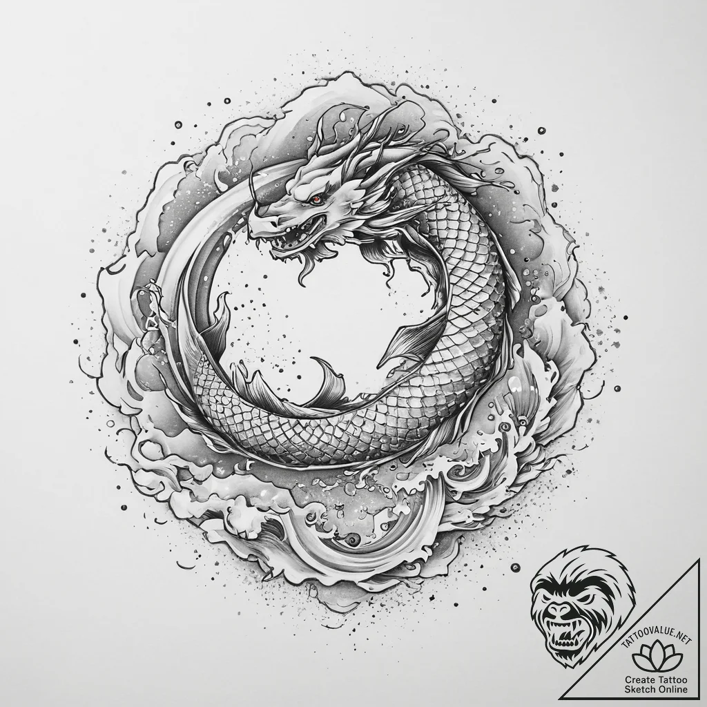 Tattoo sketch sky, tattoo drawing outline, bl... - tattoo sketch (№1755888407_0, 22.08.2025 18:46) — tattoovalue.net