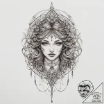 Tattoo sketch spark, tattoo line art, sepia t… – tattoo sketch (№1755891429_0, 22.08.2025 19:37) — tattoovalue.net