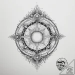 Tattoo sketch cosmic cosmos, tattoo flash she… – tattoo sketch (№1755892245_0, 22.08.2025 19:50) — tattoovalue.net