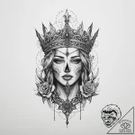 Tattoo sketch throne, artistic tattoo sketch,… – tattoo sketch (№1755892651_0, 22.08.2025 19:57) — tattoovalue.net