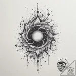 Tattoo sketch cosmic ground, artistic tattoo… – tattoo sketch (№1755893859_0, 22.08.2025 20:17) — tattoovalue.net
