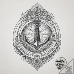 Tattoo sketch cosmic realm, tattoo line art,… – tattoo sketch (№1755894057_0, 22.08.2025 20:20) — tattoovalue.net