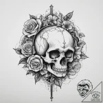 Tattoo sketch globe, tattoo flash sheet desig… – tattoo sketch (№1755894257_0, 22.08.2025 20:24) — tattoovalue.net