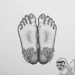 Tattoo sketch halfling feet, tattoo sketch de… – tattoo sketch (№1755894859_0, 22.08.2025 20:34) — tattoovalue.net