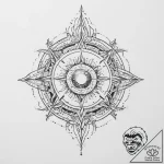 Tattoo sketch cosmic existence – tattoo sketch (№1755896444_0, 22.08.2025 21:00) — tattoovalue.net