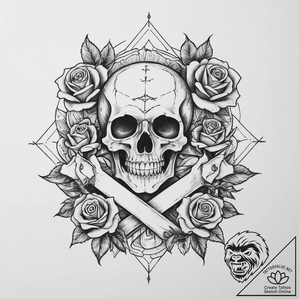 Tattoo sketch hands with a letter, tattoo ske... - tattoo sketch (№1755896640_0, 22.08.2025 21:04) — tattoovalue.net