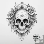 Tattoo sketch slavic embroidery pattern with… – tattoo sketch (№1755897038_0, 22.08.2025 21:10) — tattoovalue.net