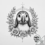 Tattoo sketch puffin, tattoo sketch design, c… – tattoo sketch (№1755898028_0, 22.08.2025 21:27) — tattoovalue.net