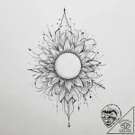 Tattoo sketch cosmic land, tattoo line art, o… – tattoo sketch (№1755899210_0, 22.08.2025 21:46) — tattoovalue.net