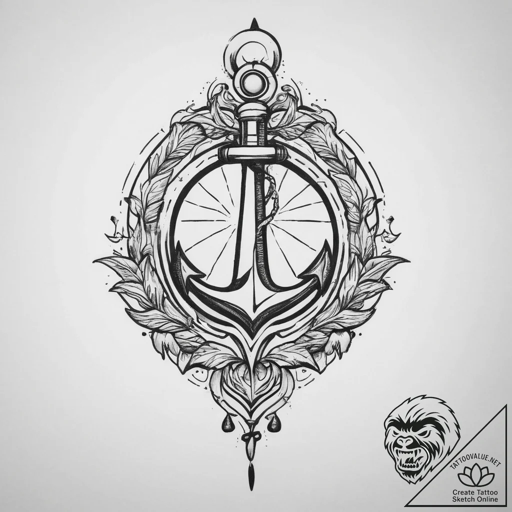 Tattoo sketch bronze, concept art for tattoo,... - tattoo sketch (№1755899612_0, 22.08.2025 21:53) — tattoovalue.net