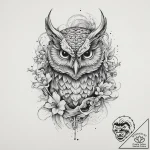 Tattoo sketch owl, tattoo flash sheet design,… – tattoo sketch (№1755900399_0, 22.08.2025 22:06) — tattoovalue.net