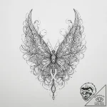 Tattoo sketch fairy tattoo, tattoo flash shee… – tattoo sketch (№1755902180_0, 22.08.2025 22:36) — tattoovalue.net