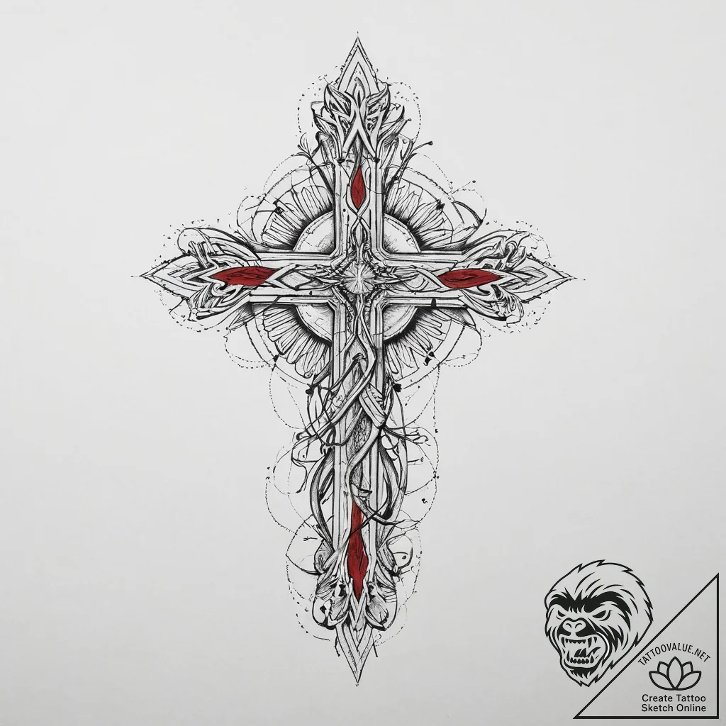Tattoo sketch divine root, tattoo flash sheet... - tattoo sketch (№1755902973_0, 22.08.2025 22:49) — tattoovalue.net