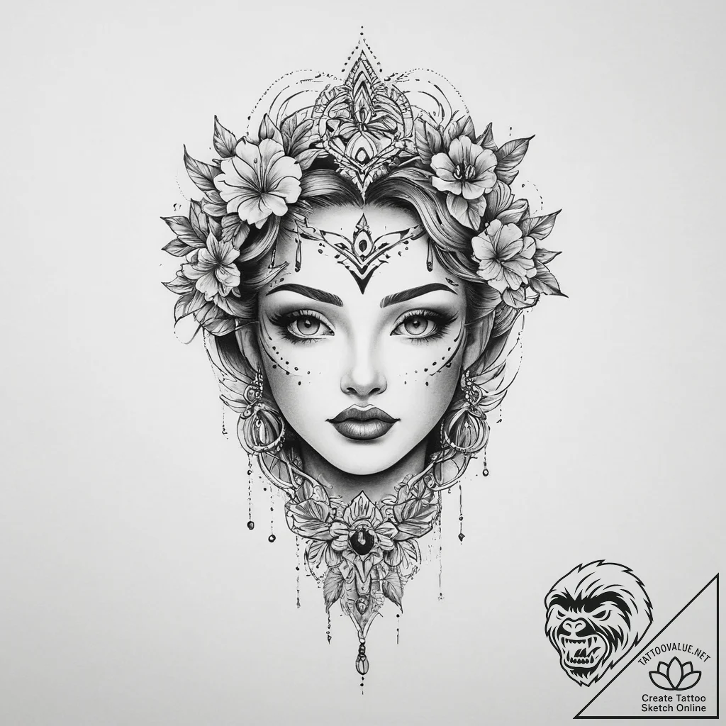 Tattoo sketch joy - tattoo sketch (№1755903564_0, 22.08.2025 22:59) — tattoovalue.net