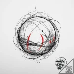 Tattoo sketch divine sphere, tattoo sketch de… – tattoo sketch (№1755906331_0, 22.08.2025 23:45) — tattoovalue.net