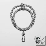 Tattoo sketch rope – tattoo sketch (№1755906727_0, 22.08.2025 23:52) — tattoovalue.net