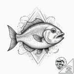 Tattoo sketch red-bellied piranha, artistic t… – tattoo sketch (№1755910702_0, 23.08.2025 00:58) — tattoovalue.net