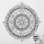 Tattoo sketch cosmic origin, tattoo flash she… – tattoo sketch (№1755913895_0, 23.08.2025 01:51) — tattoovalue.net