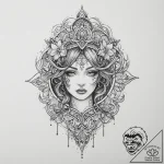 Tattoo sketch path, artistic tattoo sketch, m… – tattoo sketch (№1755914306_0, 23.08.2025 01:58) — tattoovalue.net