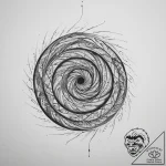 Tattoo sketch magical spiral, ink illustratio… – tattoo sketch (№1755915689_0, 23.08.2025 02:21) — tattoovalue.net