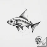 Tattoo sketch black neon tetra, concept art f… – tattoo sketch (№1755917263_0, 23.08.2025 02:47) — tattoovalue.net