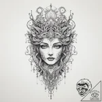 Tattoo sketch cosmic root, tattoo drawing out… – tattoo sketch (№1755918246_0, 23.08.2025 03:04) — tattoovalue.net