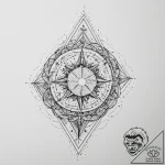 Tattoo sketch cosmic beginning, artistic tatt… – tattoo sketch (№1755918442_0, 23.08.2025 03:07) — tattoovalue.net