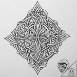 Tattoo sketch celtic knot pattern, artistic t… – tattoo sketch (№1755919625_0, 23.08.2025 03:27) — tattoovalue.net