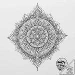 Tattoo sketch divine self, tattoo line art, o… – tattoo sketch (№1755921216_0, 23.08.2025 03:53) — tattoovalue.net