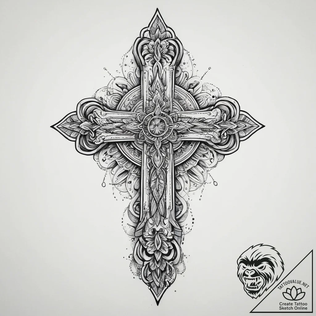 Tattoo sketch crystal, tattoo flash sheet des... - tattoo sketch (№1755922209_0, 23.08.2025 04:10) — tattoovalue.net