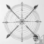 Tattoo sketch archery target – tattoo sketch (№1755927032_0, 23.08.2025 05:30) — tattoovalue.net
