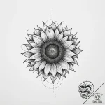 Tattoo sketch узор в виде подсолнуха, tattoo… – tattoo sketch (№1755929822_0, 23.08.2025 06:17) — tattoovalue.net