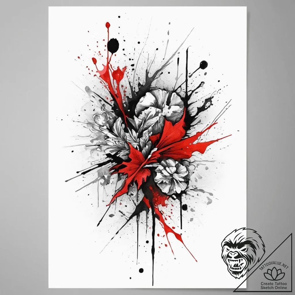 Tattoo sketch vibe, artistic tattoo sketch, w... - tattoo sketch (№1755931000_0, 23.08.2025 06:36) — tattoovalue.net