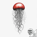 Tattoo sketch jellyfish tattoo, artistic tatt… – tattoo sketch (№1755931786_0, 23.08.2025 06:49) — tattoovalue.net