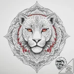 Tattoo sketch leopard, tattoo line art, black… – tattoo sketch (№1755933173_0, 23.08.2025 07:12) — tattoovalue.net