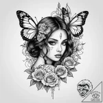 Tattoo sketch butterfly girl tattoo, tattoo l… – tattoo sketch (№1755933373_0, 23.08.2025 07:16) — tattoovalue.net