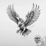 Tattoo sketch hippogriff, concept art for tat… – tattoo sketch (№1755933767_0, 23.08.2025 07:22) — tattoovalue.net