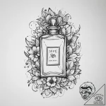Tattoo sketch perfume tattoo, tattoo line art… – tattoo sketch (№1755936163_0, 23.08.2025 08:02) — tattoovalue.net