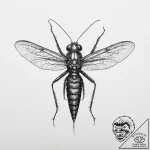 Tattoo sketch cave cricket, ink illustration… – tattoo sketch (№1755938758_0, 23.08.2025 08:45) — tattoovalue.net