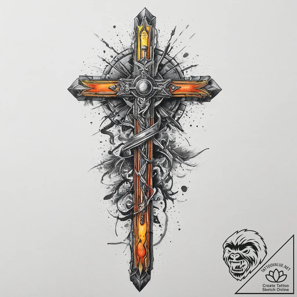 Tattoo sketch soldier with a pencil, tattoo d... - tattoo sketch (№1755939161_0, 23.08.2025 08:52) — tattoovalue.net